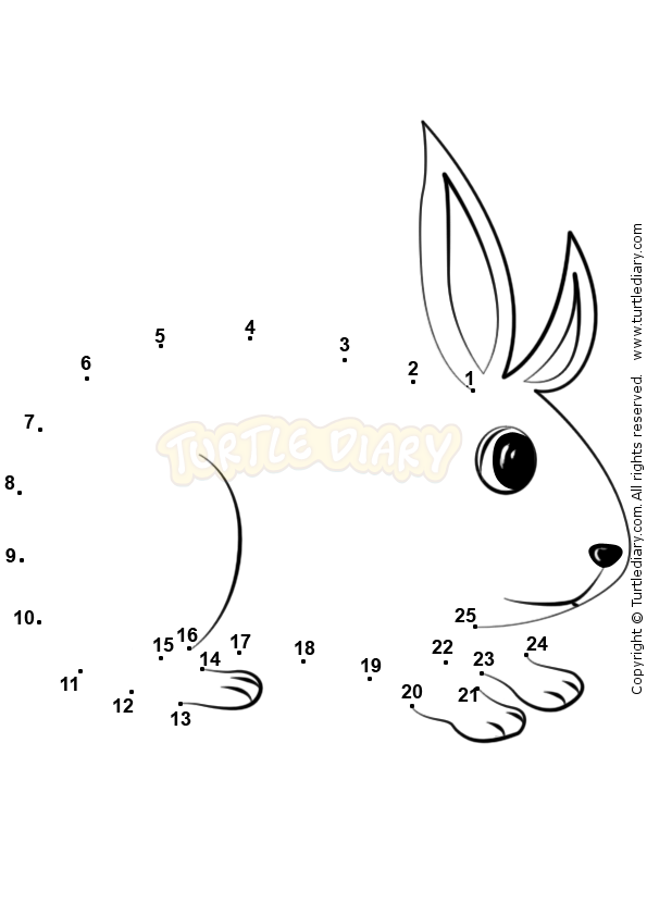 Connect Numbers One to Twenty Five