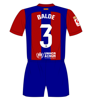 Legacies - Barcelona number 3 - MuseumofJerseys.com