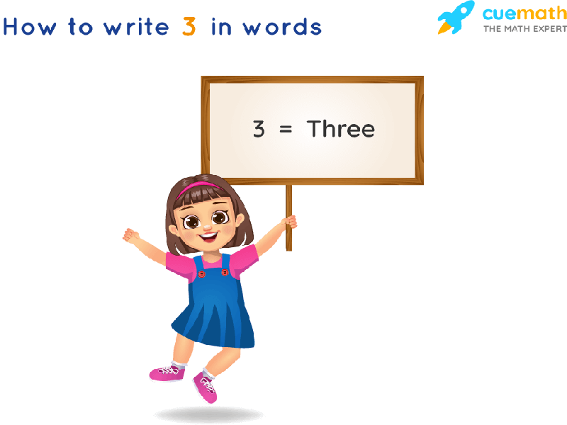 number 3 spelling