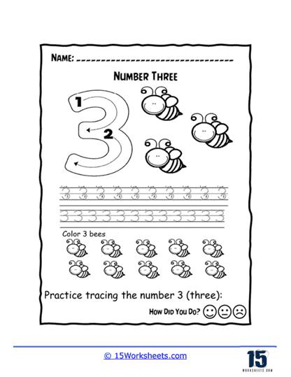 Number 3 Worksheets - 15 Worksheets Library
