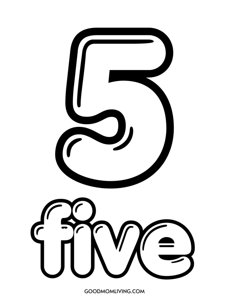 Free Number 5 Printables Download Free Number 5 Printables Png Images