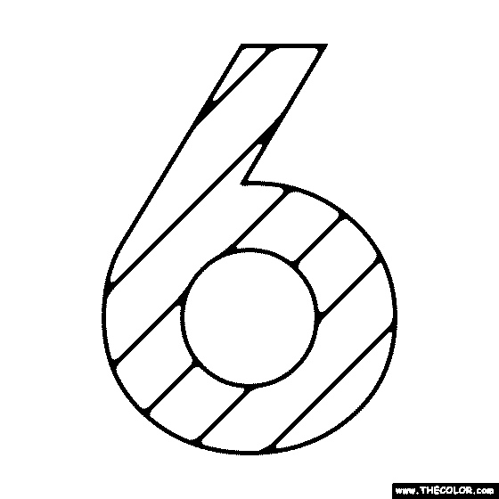 The Number 6 Coloring Page Kids Coloring PBS KIDS For Parents 