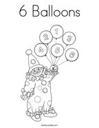 Number 6 Coloring Pages - Twisty Noodle