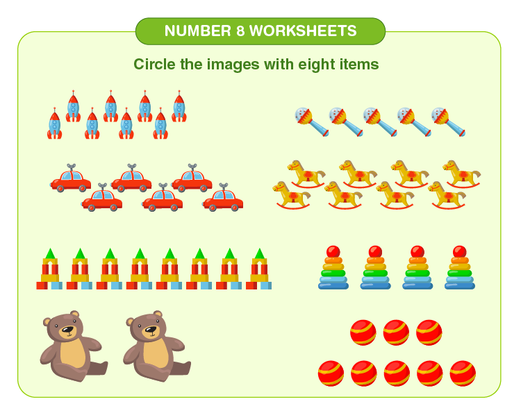 number 8 worksheet for preschoolers