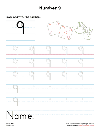 Tracing Number 9  