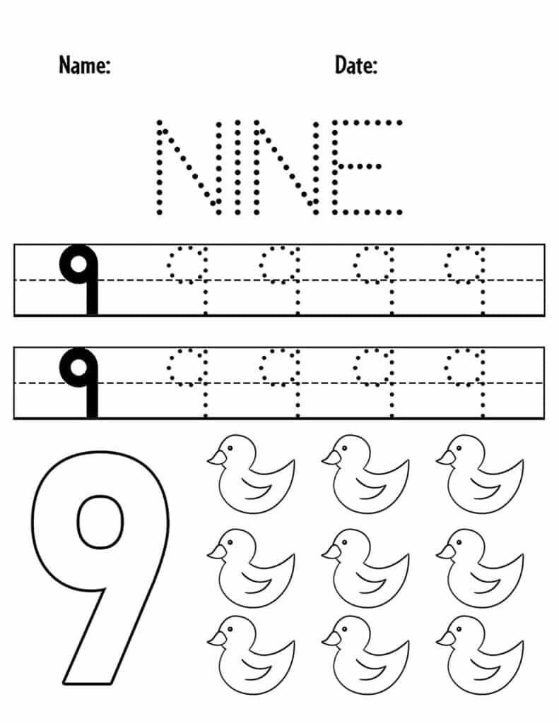 Coloring Printable Worksheet For Kindergarten And Preschool We 