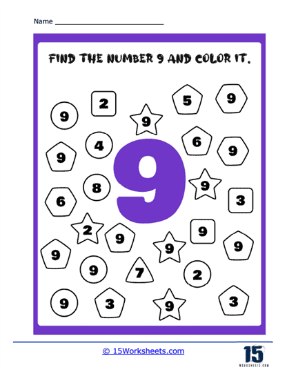 Number 9 Worksheets - 15 Worksheets Library
