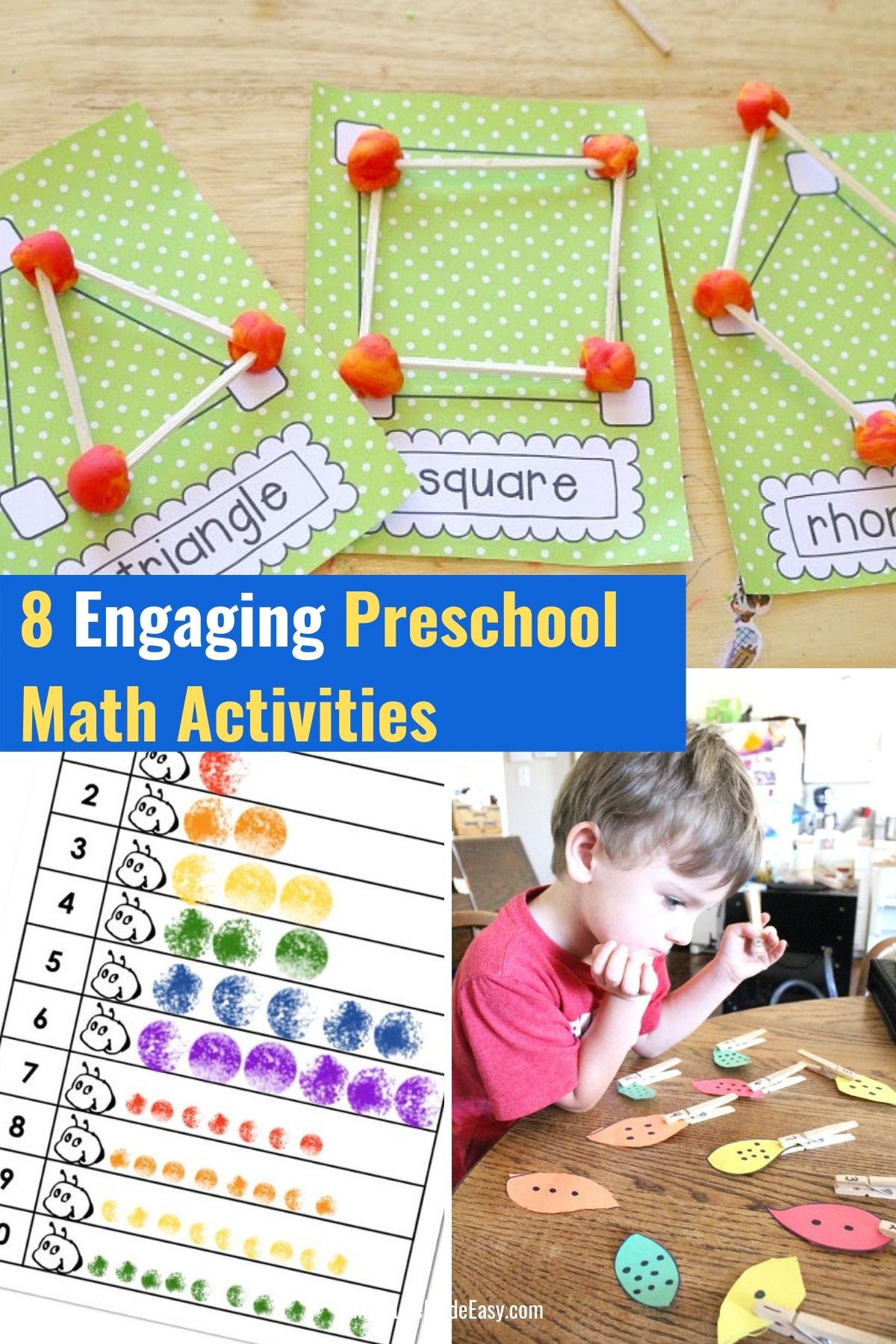 number activities preschool