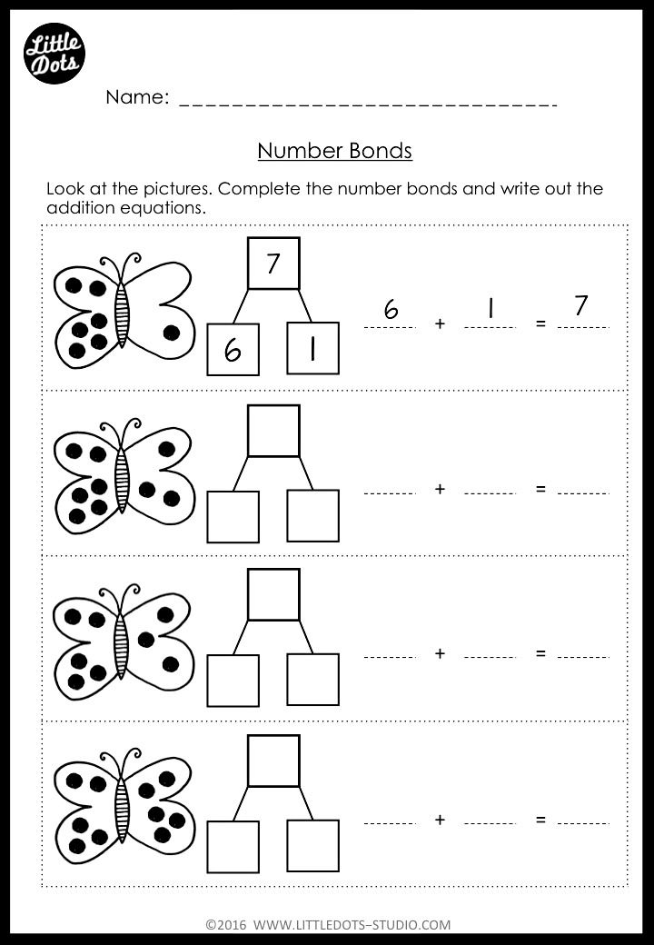 kindergarten-math-number-bond-worksheets-and-activities-worksheets-library for Free Printable Number Bond Worksheets Kindergarten Math Number Bond Worksheets and Activities - Worksheets Library for Free Printable Number Bond Worksheets