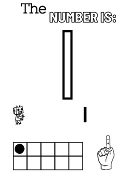 number charts for preschool