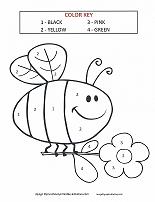 number coloring preschool