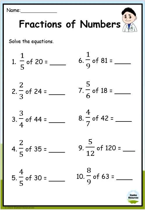 number fractions