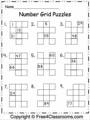 Number Grid Archives FREE and No Login - Free4Classrooms