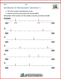 3rd Grade Math Worksheets