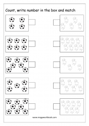Free Printable Number Matching Worksheets For Kindergarten And ...