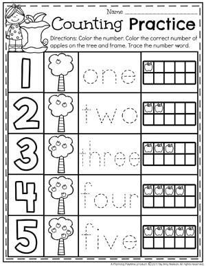 Number Worksheets - Planning Playtime | Number worksheets ...