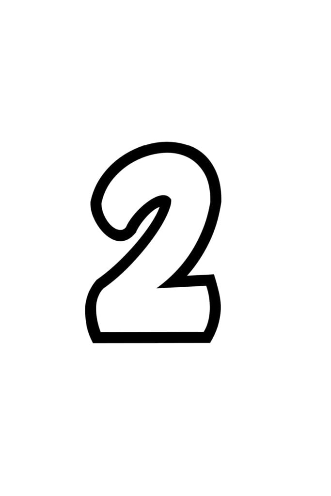 Free Printable Numbers Templates - Freebie Finding Mom