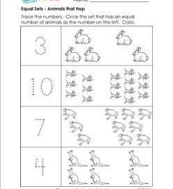 Equal Sets - Compare Numbers / Compare Sets | A Wellspring