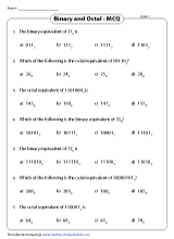 Number System Conversion Worksheets - Worksheets Library