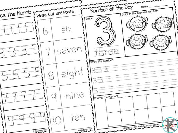 number tracing worksheet 1 30