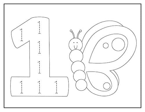 Number Tracing Worksheets -Worksheets Library