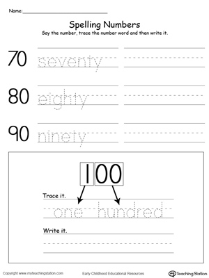 FREE* Tracing and Writing Number Words 0-5 | MyTeachingStation.com