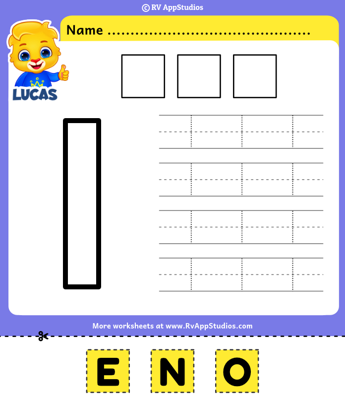 Free Cut and Paste Number 1 Worksheets | Number 1 Cut and Paste ...