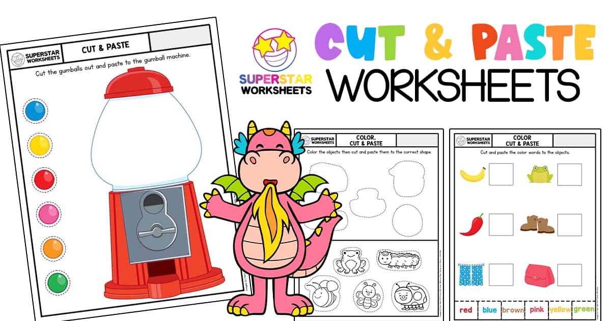 Cut and Paste Worksheets -Worksheets Library