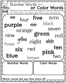 May First Grade Worksheets - Planning Playtime