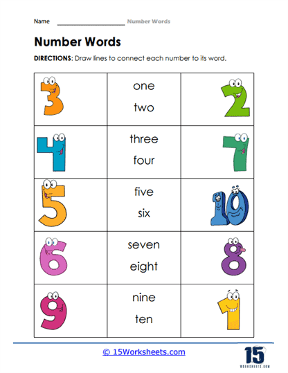 Numbers in Words Worksheets - 15 Worksheets Library
