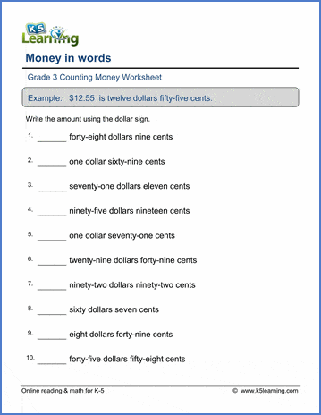 number words worksheet grade 2