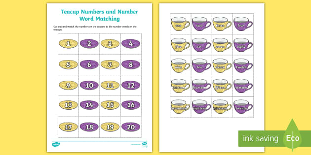 number words worksheet ks1