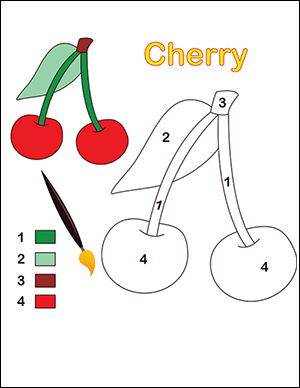 Kindergarten Math Worksheets for the Number Four