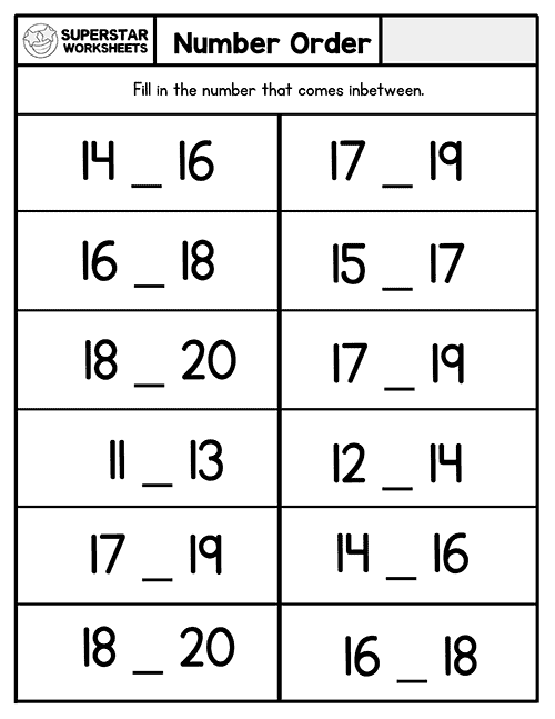 Kindergarten Counting Worksheets -Worksheets Library