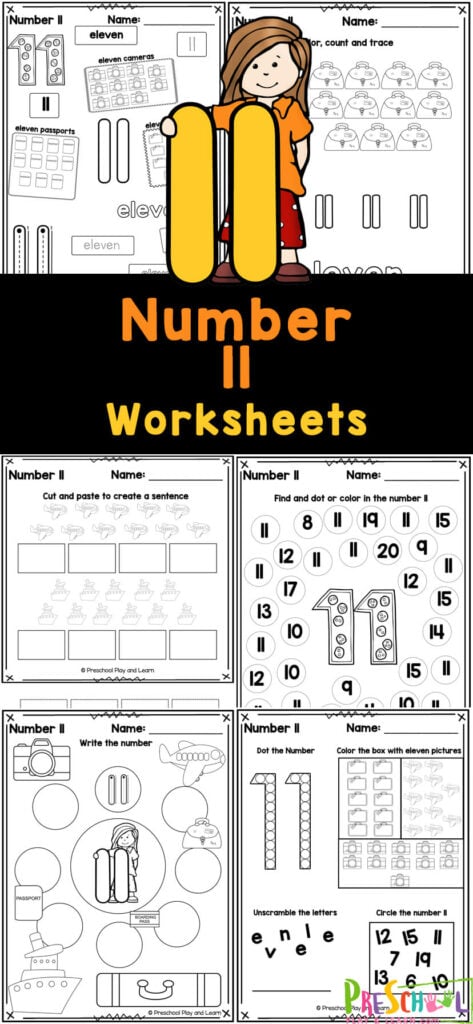 number worksheet for pre k