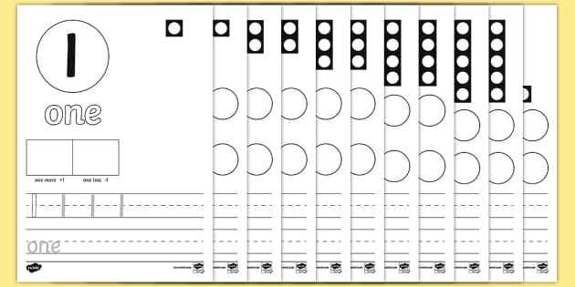 number writing worksheet 1 20