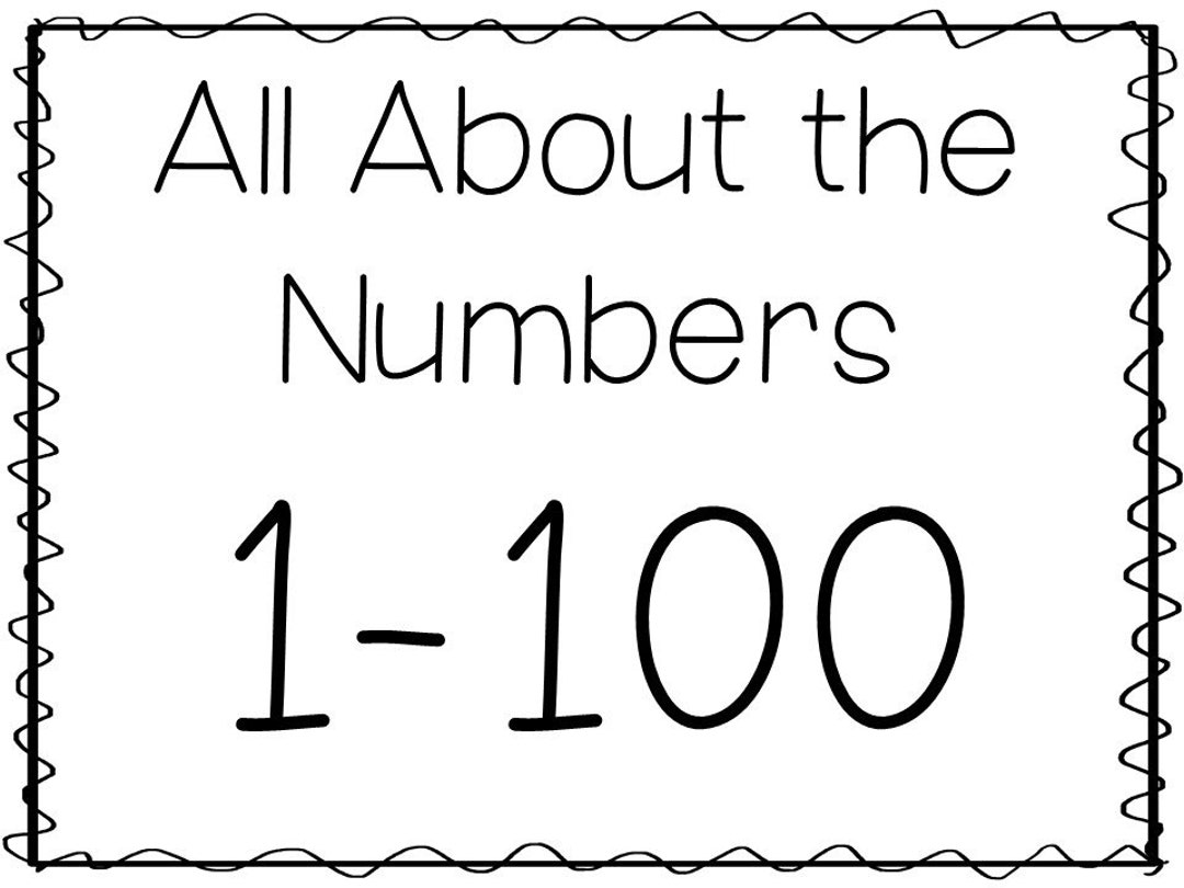 numbers 1 to 100 printable worksheets