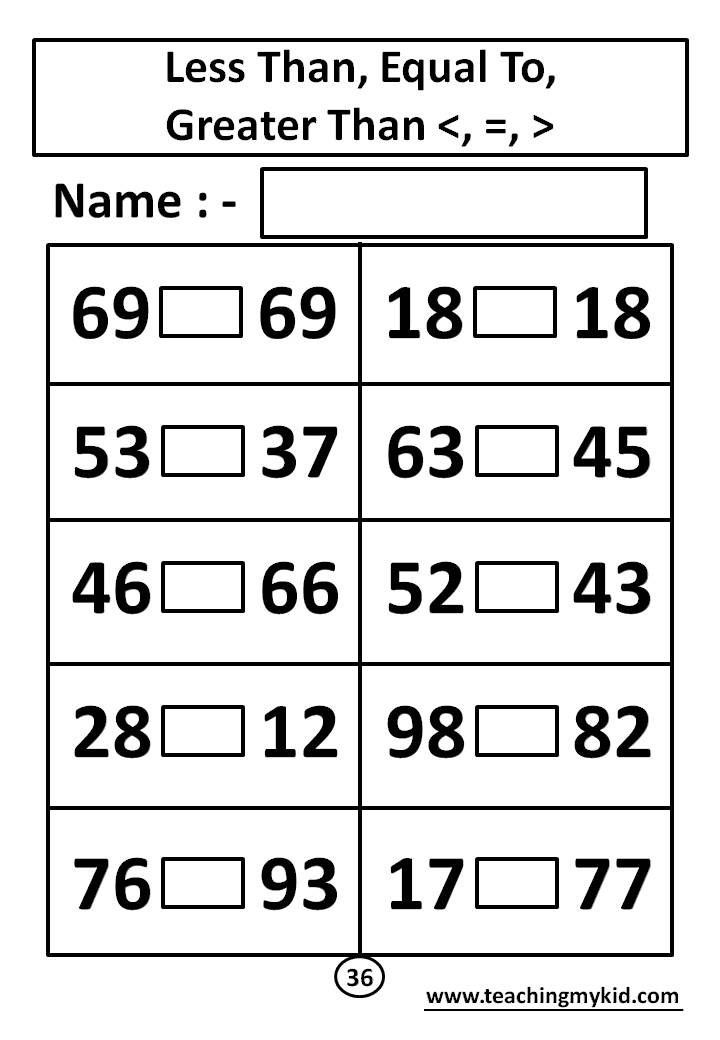 numbers 1 to 100 printable worksheets