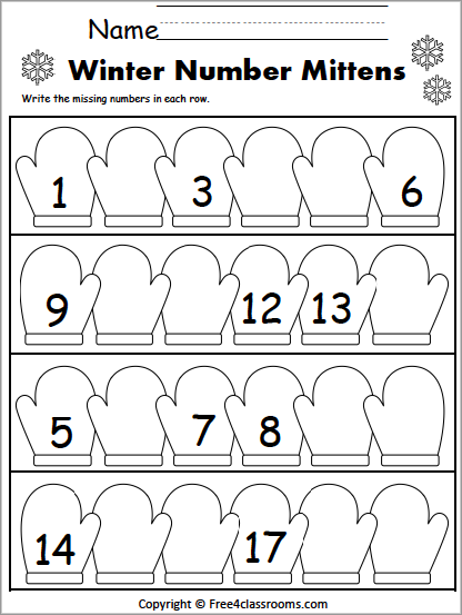 numbers 1 to 20 worksheet