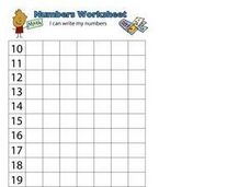 numbers 10 20 worksheet