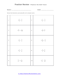 Math Operations with Mixed Numbers Worksheets