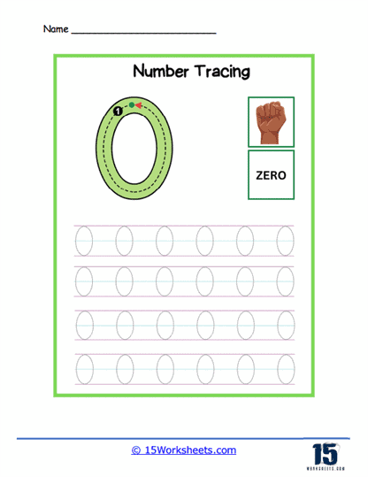 Number Tracing Worksheets - 15 Worksheets Library