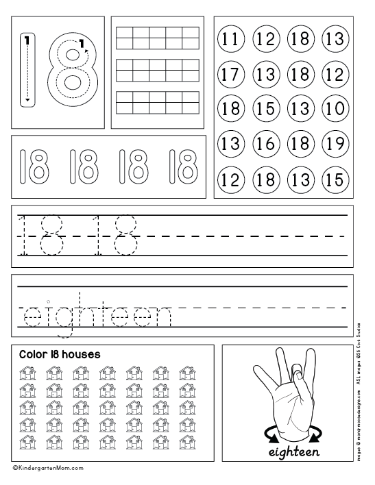 Kindergarten Number Worksheets - Kindergarten Mom