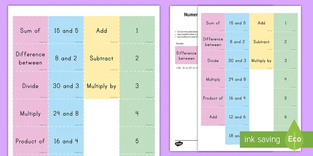 Numerical Expressions Word Cards (teacher made) - Twinkl