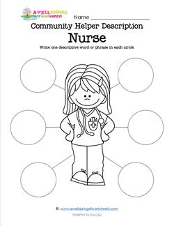 Community Helper Descriptions - Nurse | A Wellspring
