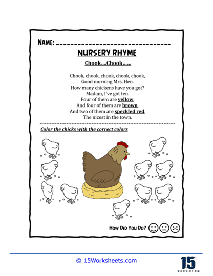 Nursery Rhymes Worksheets 15 Worksheets com Worksheets Library