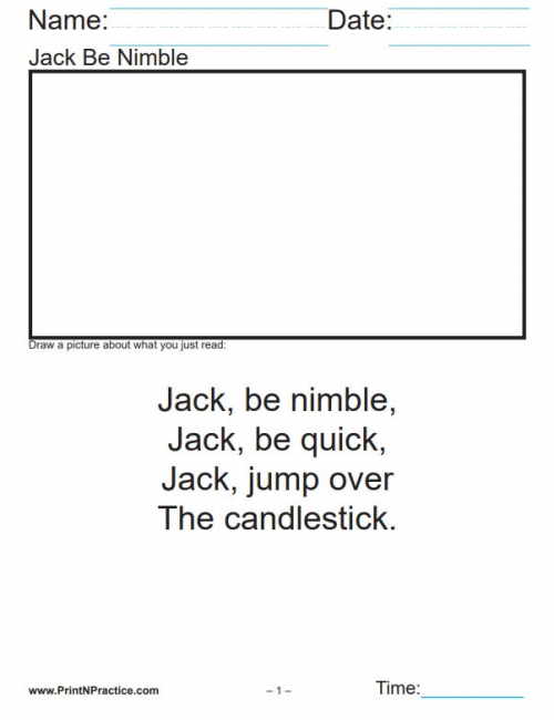Kids Nursery Rhymes Songs And Digital Worksheets - Literacy Activities