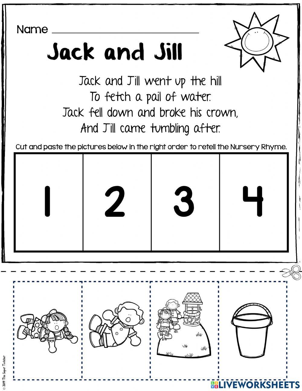 Nursery Rhyme activity  