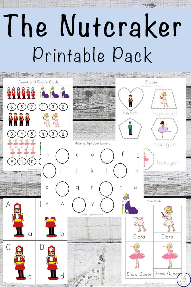 The Nutcracker Mini Printable Pack - Simple Living. Creative Learning