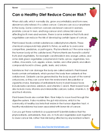 Nutrition Worksheets